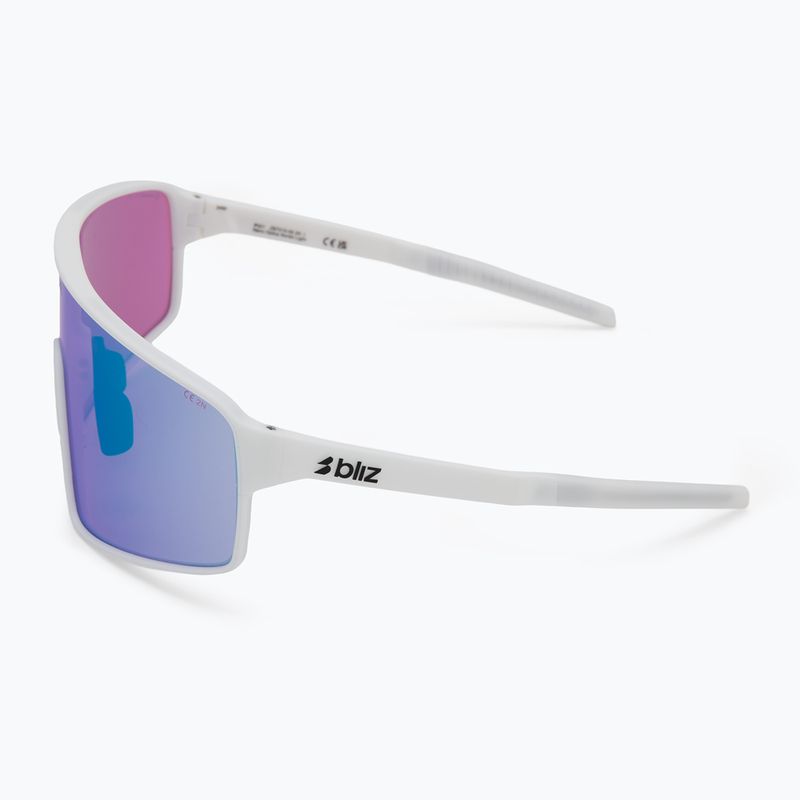 Bliz P001 Nano Optics Nordic Light matt weiß/begonien/violett blau multi Sonnenbrille 4