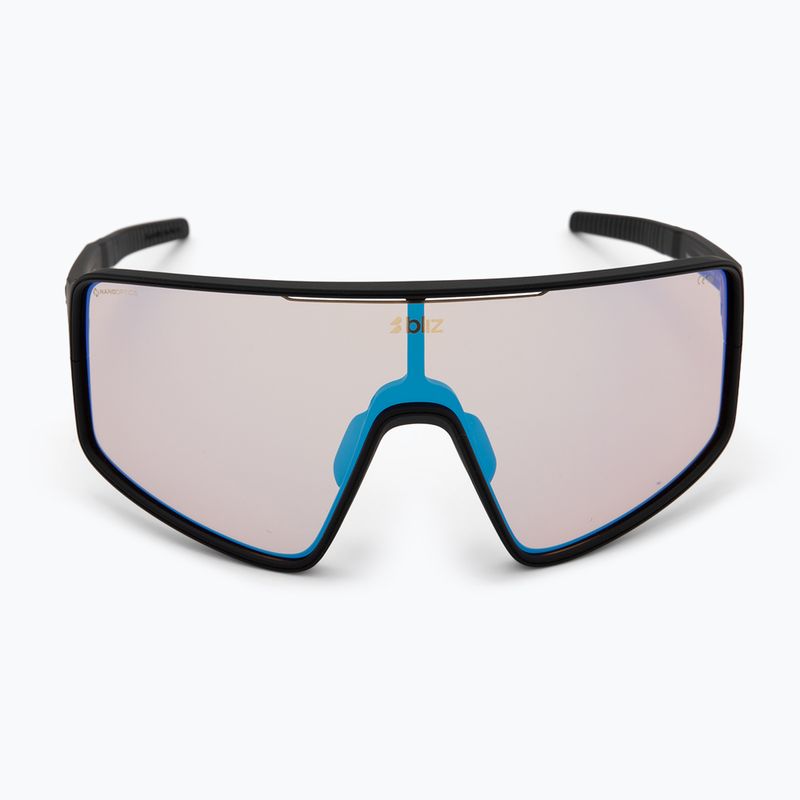 Bliz P001 Nano Optik Nordic Light matt schwarz/koralle/orange blau multi Sonnenbrille 3