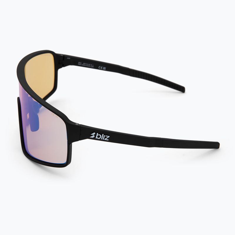 Bliz P001 Nano Optik Nordic Light matt schwarz/koralle/orange blau multi Sonnenbrille 4