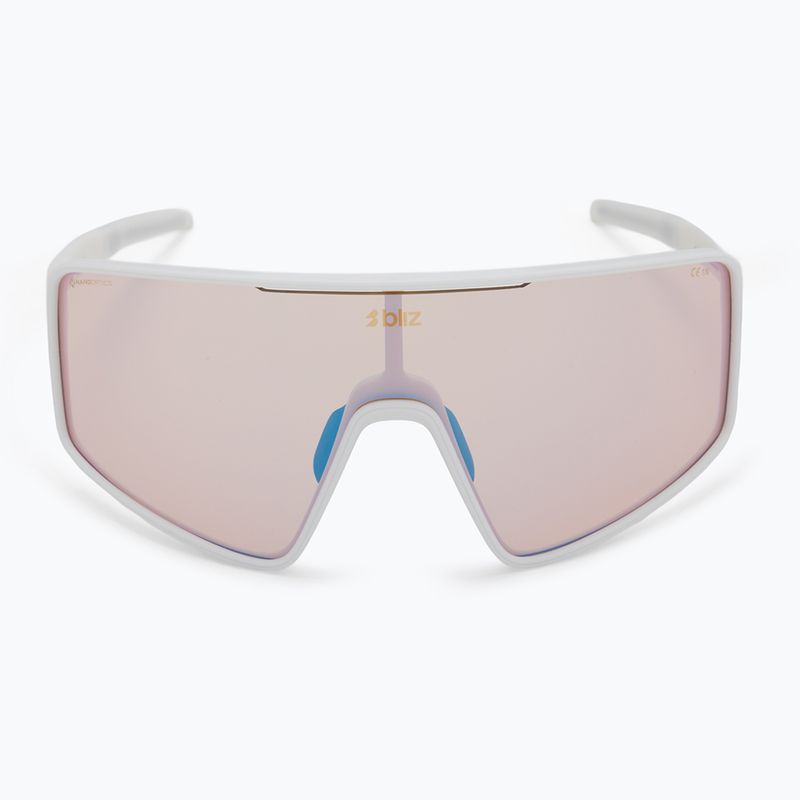 Bliz P001 Nano Optics Nordic Light matt weiß/koralle/orange blau multi Sonnenbrille 3
