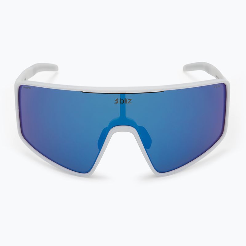 Bliz P001 matt weiß/grau blau verspiegelte Sonnenbrille 3