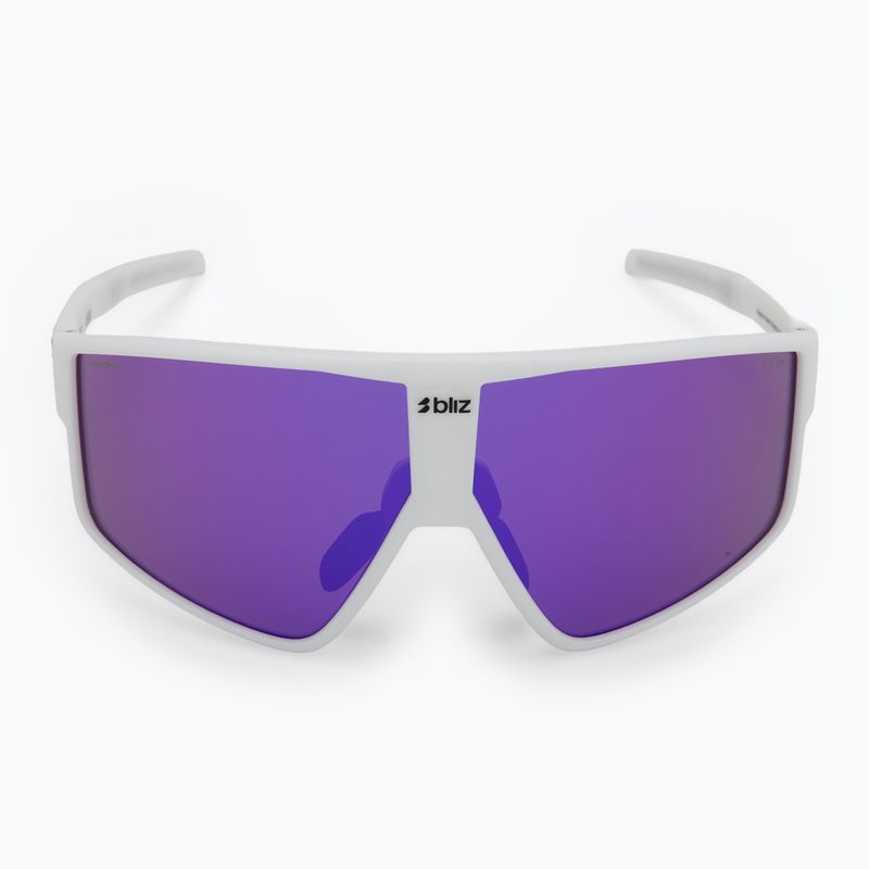 Bliz P002S matte weiß/braune lila Multi-Sonnenbrille 3