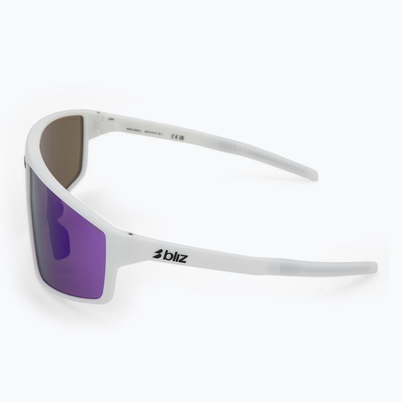Bliz P002S matte weiß/braune lila Multi-Sonnenbrille 4