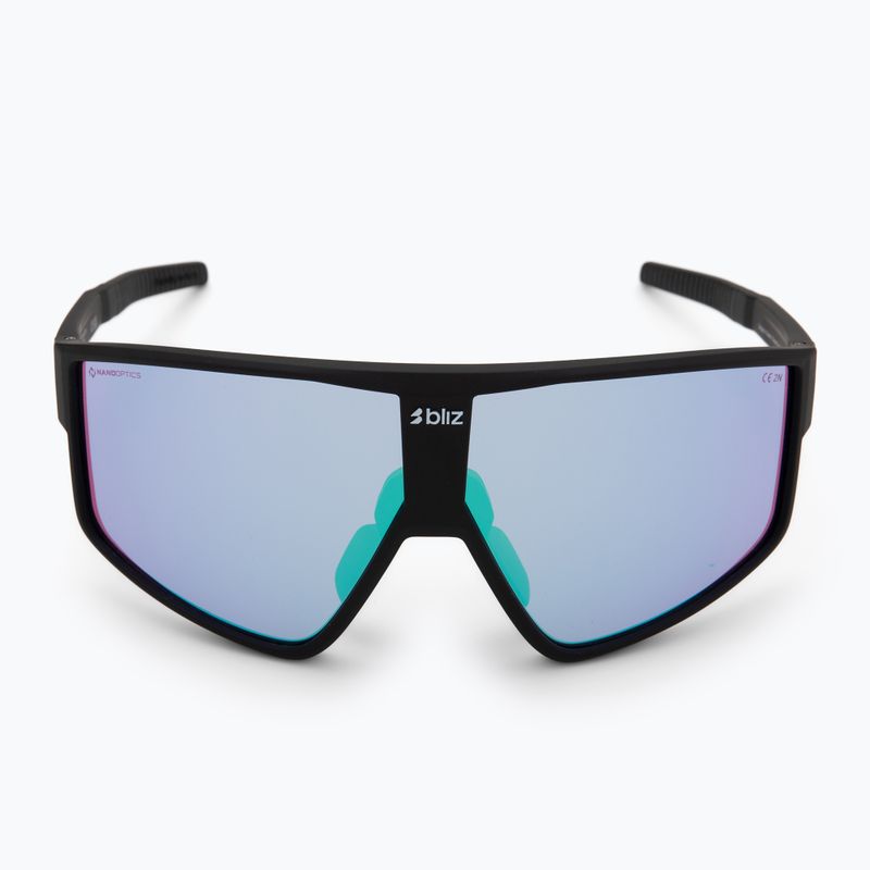 Bliz P002S Nano Optik Nordic Light matt schwarz/begonien/violett blau multi Sonnenbrille 3