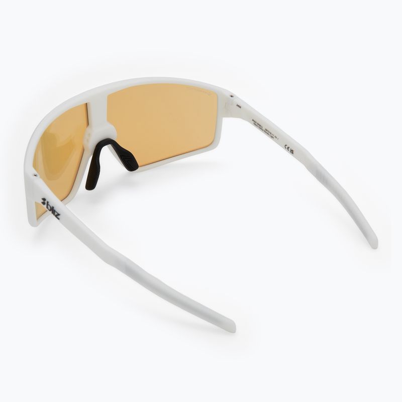 Bliz P002S Nano-Optik Nordic Light matt weiß/koralle/orange blau multi Sonnenbrille 2