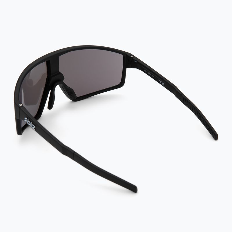 Bliz P002 mattschwarze/rauch-eisblaue Sonnenbrille 2