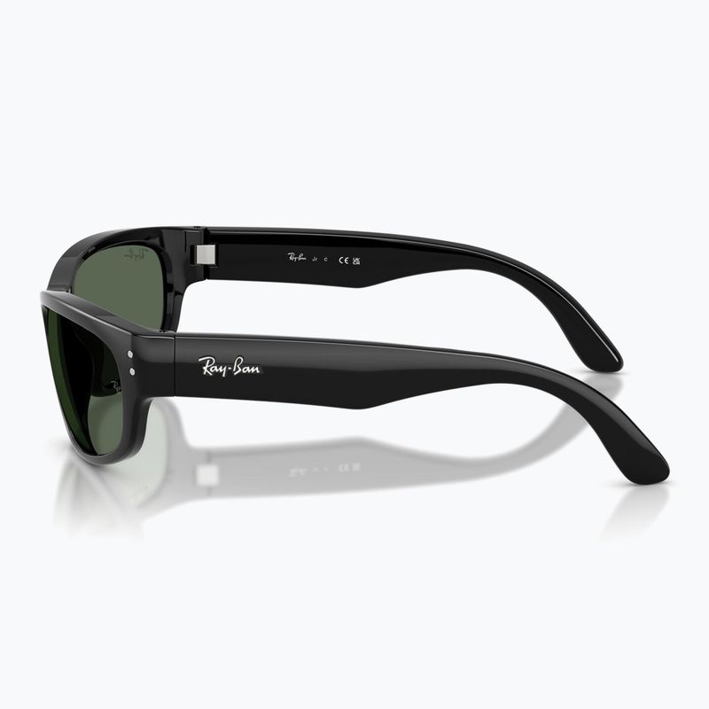 Kinder-Sonnenbrille Ray-Ban Balorama Bio Based black/dark green 6