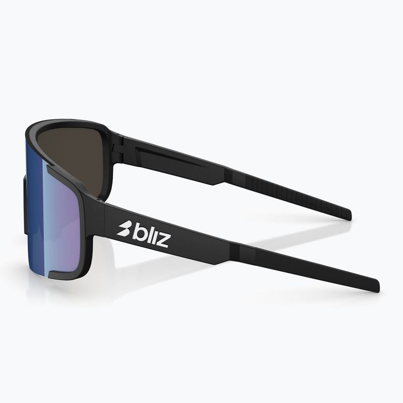 Sonnenbrille Bliz P003 Small matte black/grey blue mirror 4