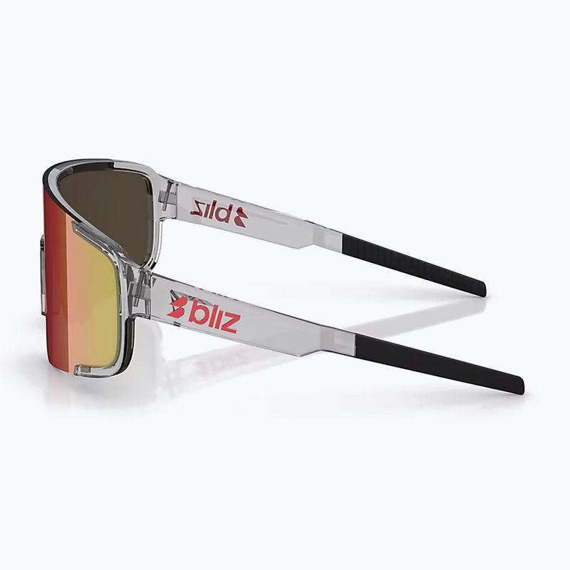 Sonnenbrille Bliz P003 transparent dark grey/brown red multi 3