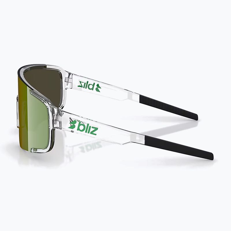 Sonnenbrille Bliz P003 transparent white/brown green multi 4