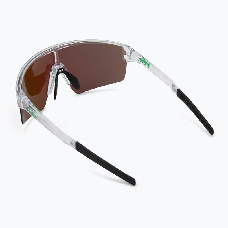 Sonnenbrille Bliz P004 transparent white/brown green multi 2