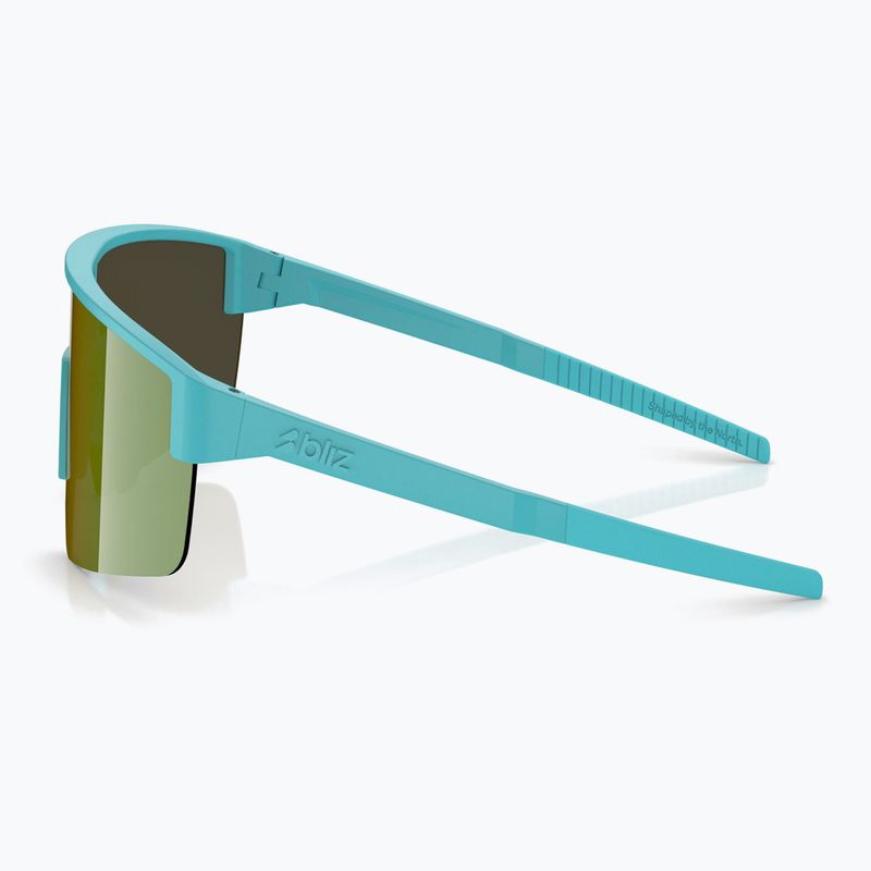 Sonnenbrille Bliz P004 Small matte turquoise/green blue/green revo 4