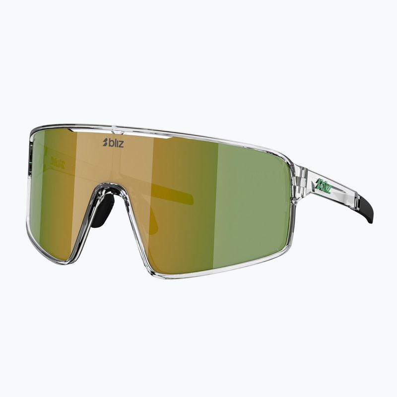 Sonnenbrille Bliz P001S transparent white/brown green multicolor