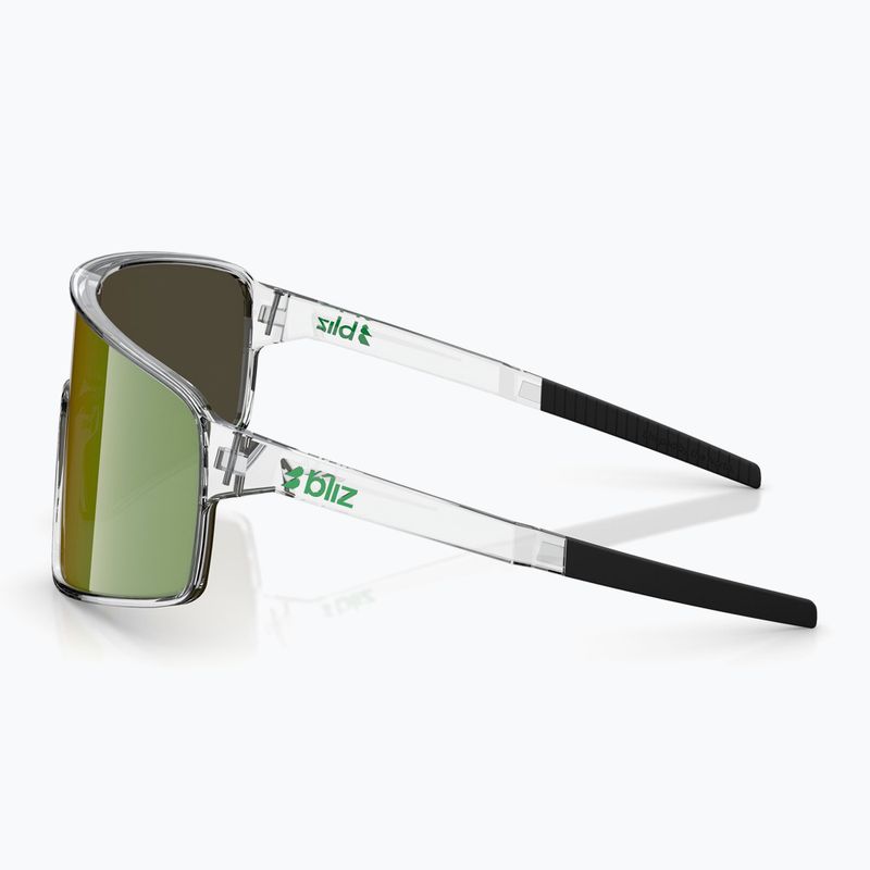 Sonnenbrille Bliz P001S transparent white/brown green multicolor 4