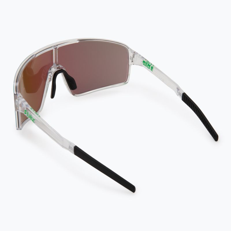 Sonnenbrille Bliz P001 transparent white/brown green multi 2