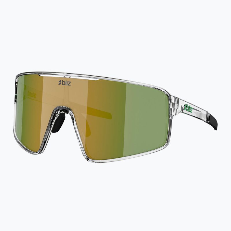 Sonnenbrille Bliz P001 transparent white/brown green multi