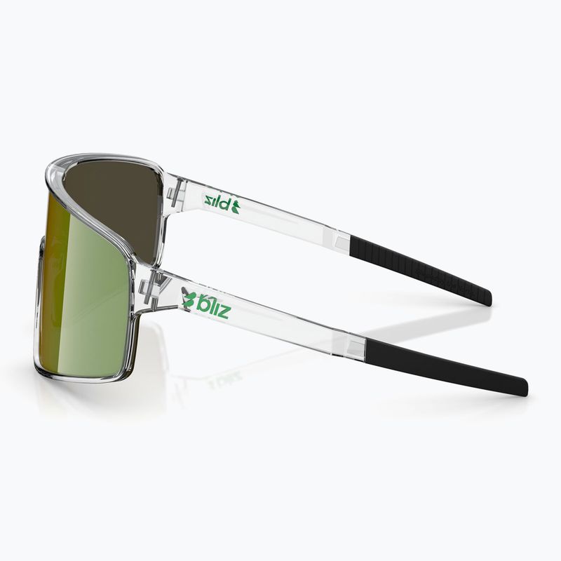 Sonnenbrille Bliz P001 transparent white/brown green multi 4