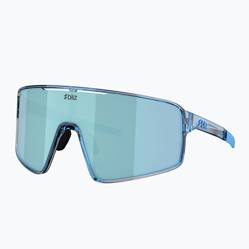 Sonnenbrille Bliz P001 transparent blue/smoke ice blue multi