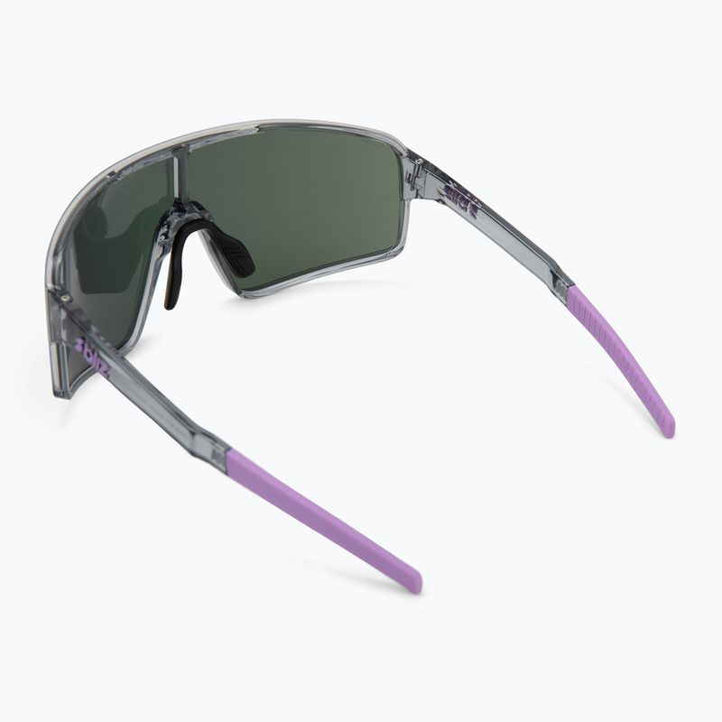 Sonnenbrille Bliz P001S crystal black/grey purple multi 2