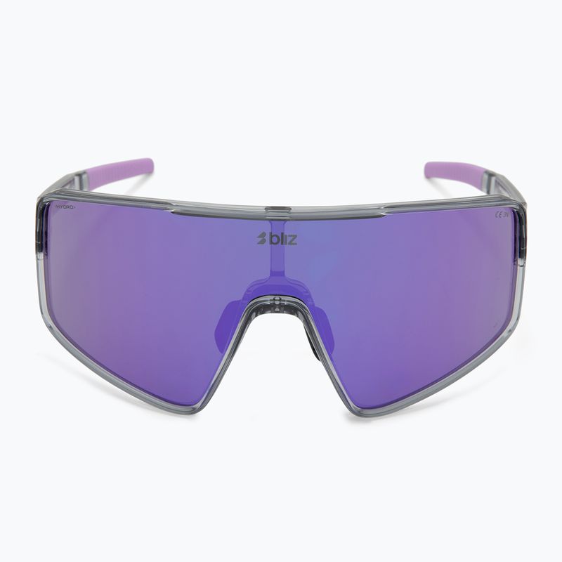 Sonnenbrille Bliz P001S crystal black/grey purple multi 3