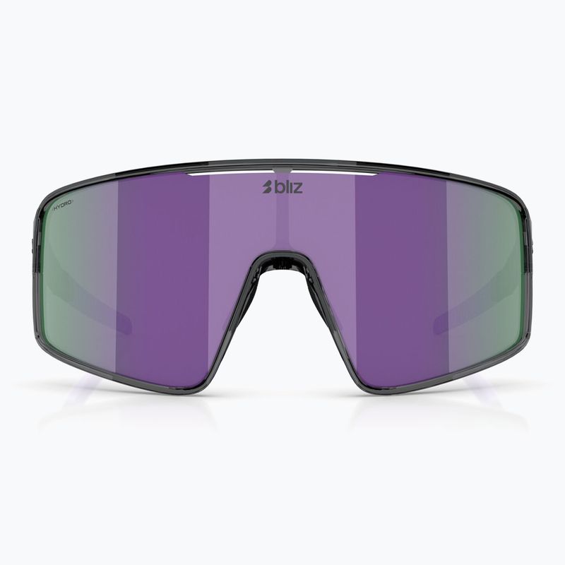 Sonnenbrille Bliz P001S crystal black/grey purple multi 3