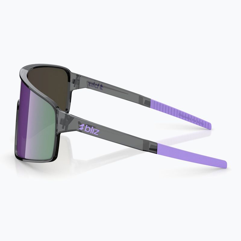 Sonnenbrille Bliz P001S crystal black/grey purple multi 4