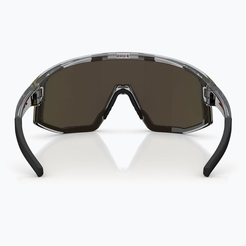 Sonnenbrille Bliz Fusion transparent dark grey/brown red multi 5
