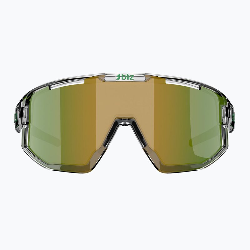 Sonnenbrille Bliz Fusion transparent white/brown green multi 2