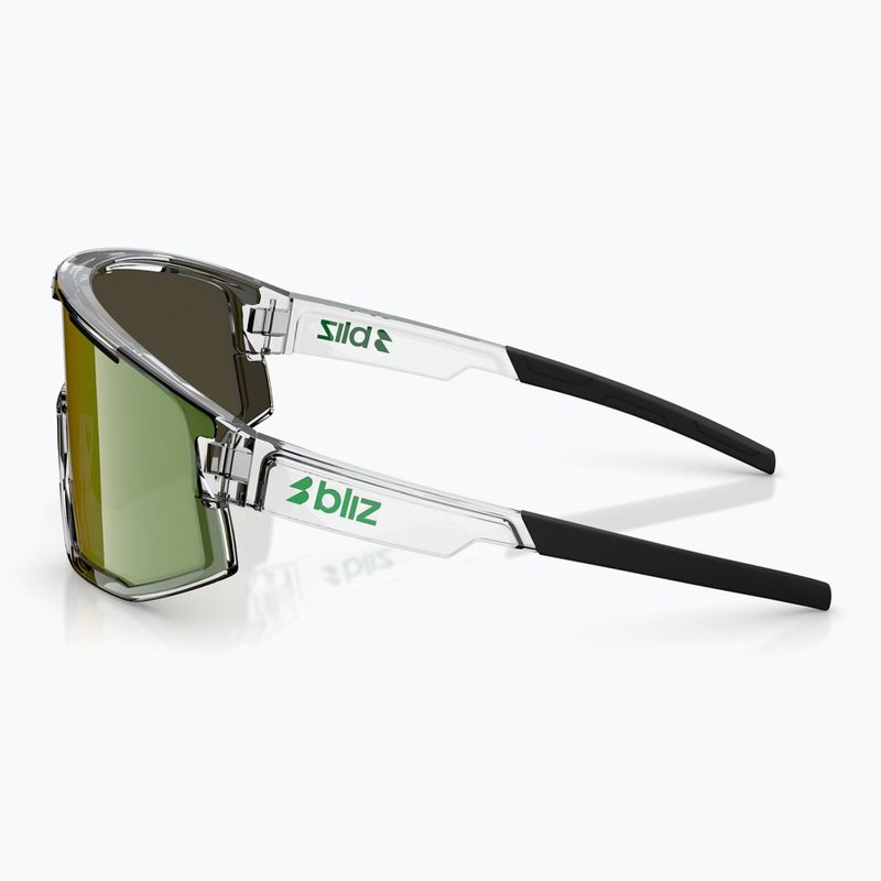 Sonnenbrille Bliz Fusion transparent white/brown green multi 4