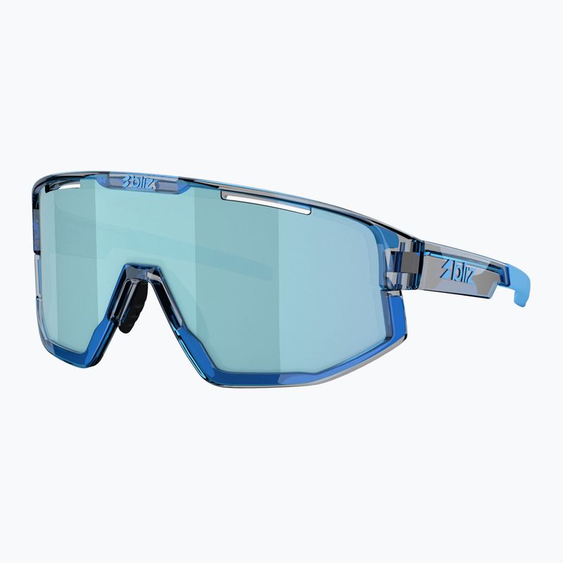 Sonnenbrille Bliz Fusion transparent blue/smoke ice blue multi