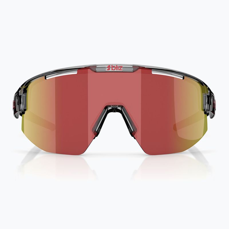 Sonnenbrille Bliz Matrix transparent dark grey/brown red multi 2