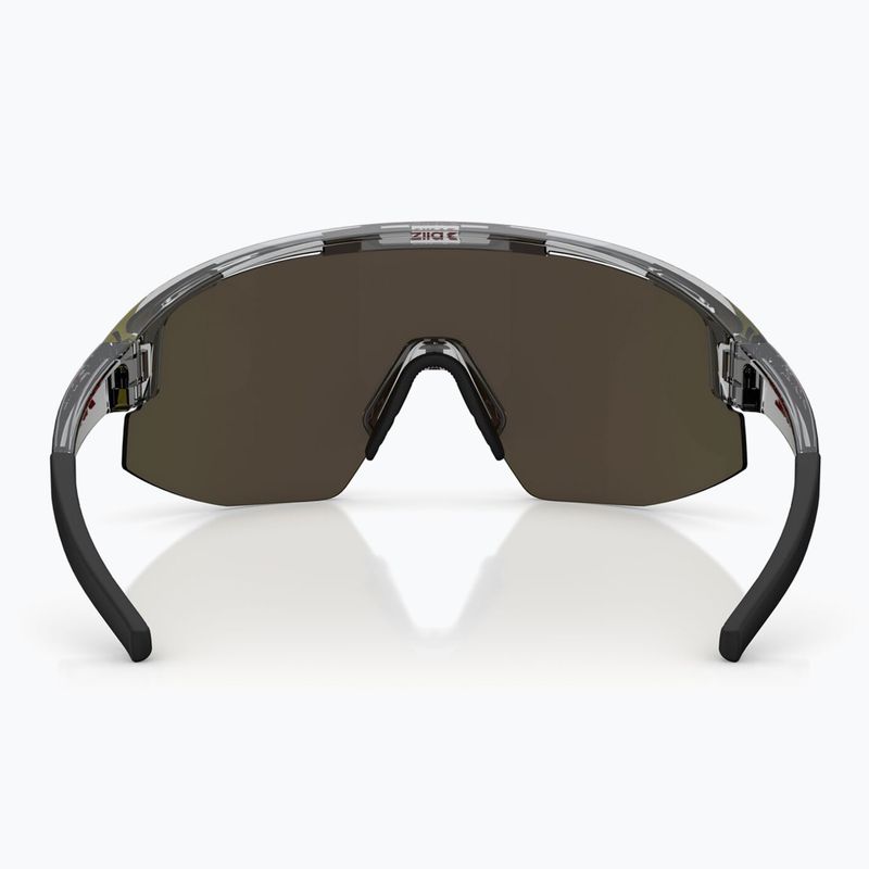 Sonnenbrille Bliz Matrix transparent dark grey/brown red multi 5