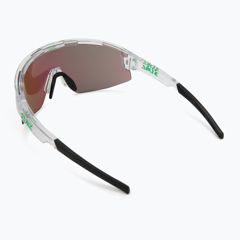 Sonnenbrille Bliz Matrix transparent white/brown green multi 2