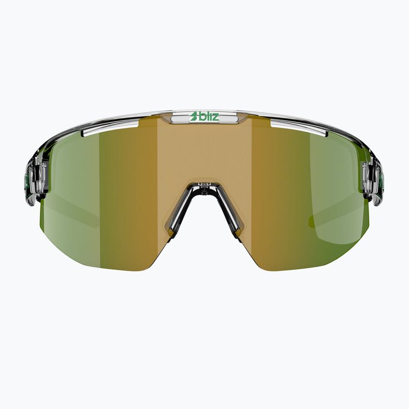 Sonnenbrille Bliz Matrix transparent white/brown green multi 2
