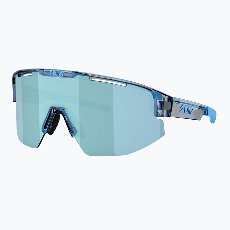 Sonnenbrille Bliz Matrix Small transparent blue/smoke ice blue multi