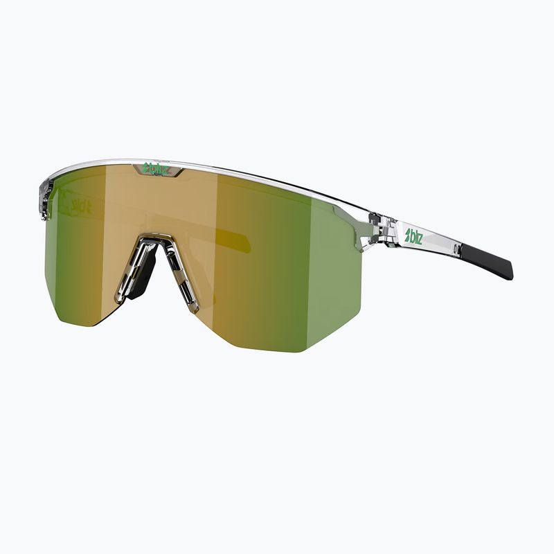 Sonnenbrille Bliz Hero transparent white/brown green multi