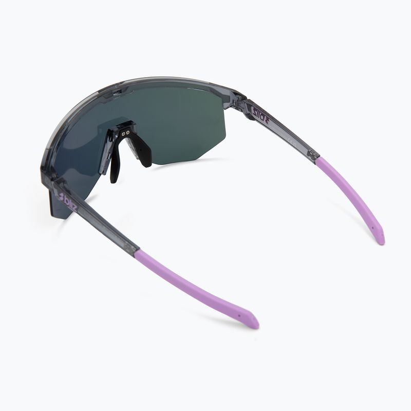 Sonnenbrille Bliz Hero Small crystal black/grey purple multi 2