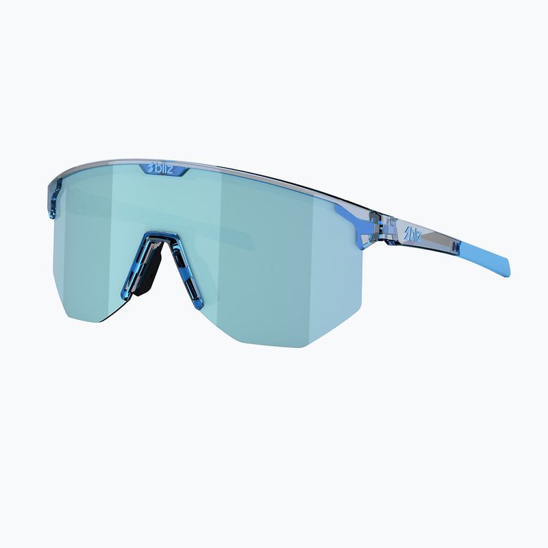 Sonnenbrille Bliz Hero transparent blue/smoke ice blue multi