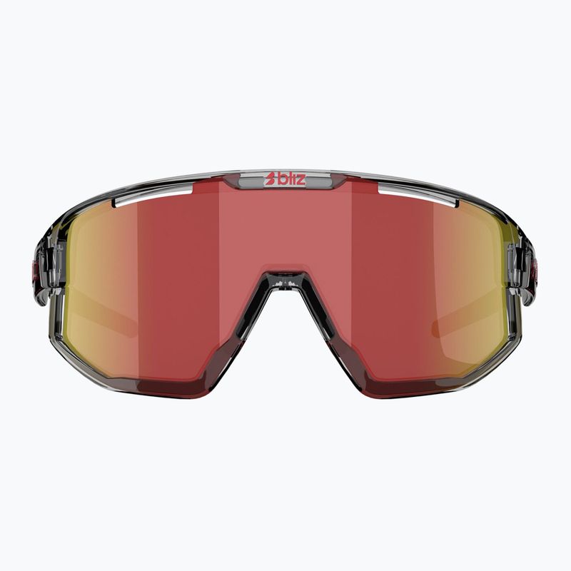 Sonnenbrille Bliz Vision transparent dark grey/brown red multi 2
