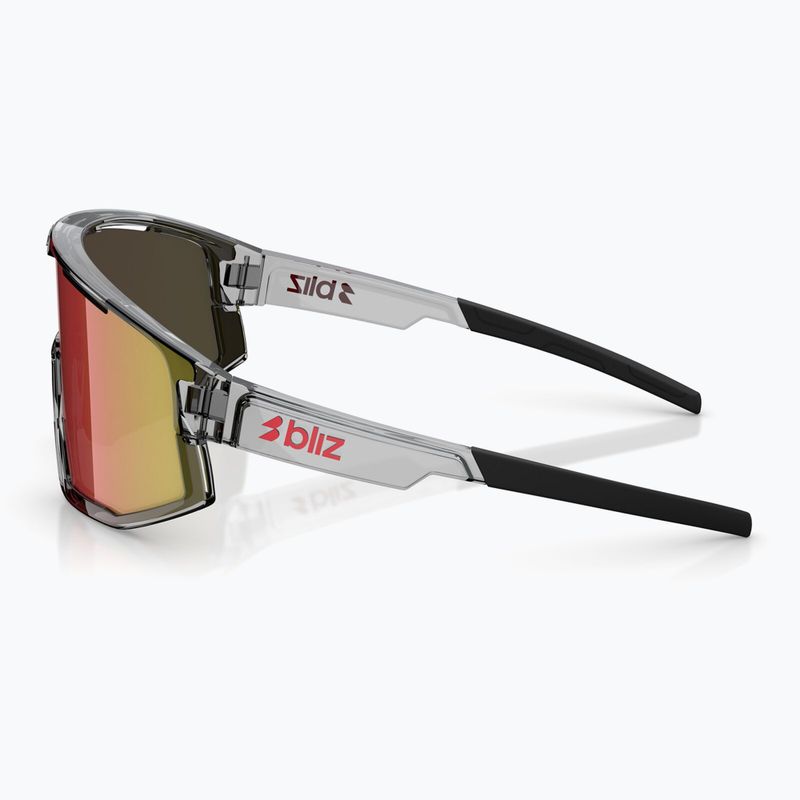 Sonnenbrille Bliz Vision transparent dark grey/brown red multi 4