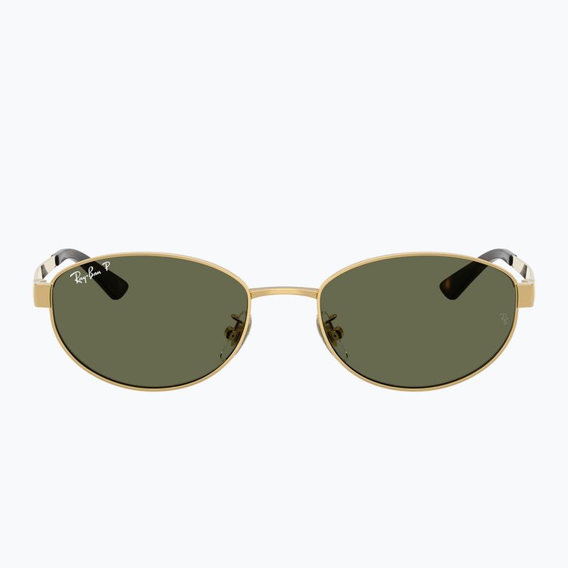 Sonnenbrille Ray-Ban RB3774D arista gold/dark green polarized 2
