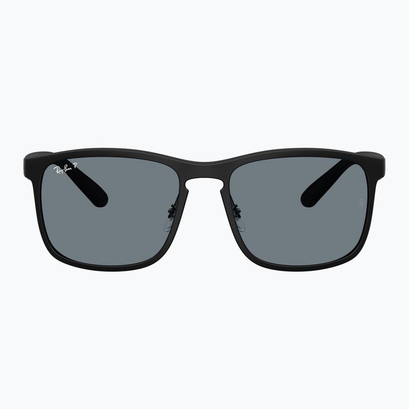 Sonnenbrille Ray-Ban Rb4264 Polarized+ Lenses matte matte black/blue polarized+ 2