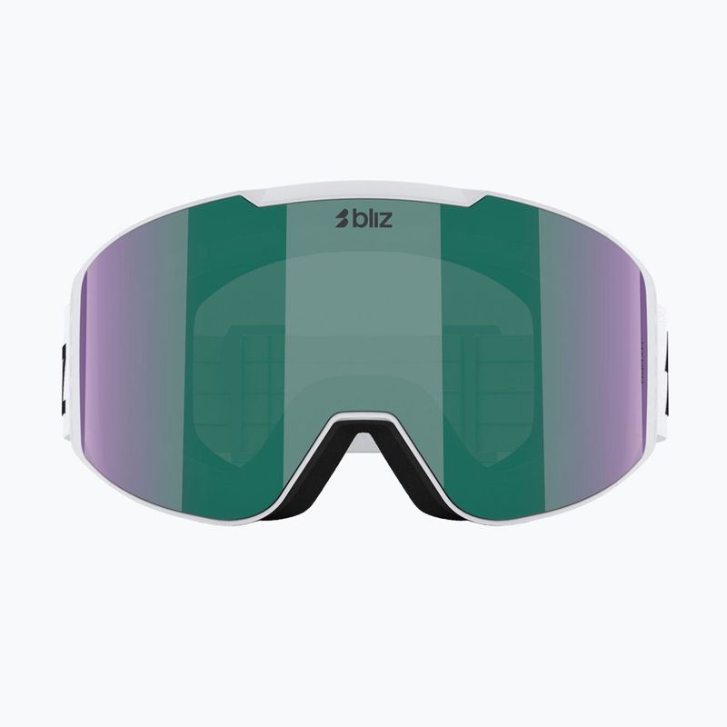 Skibrille Bliz G004 matte white/brown/green multi 2