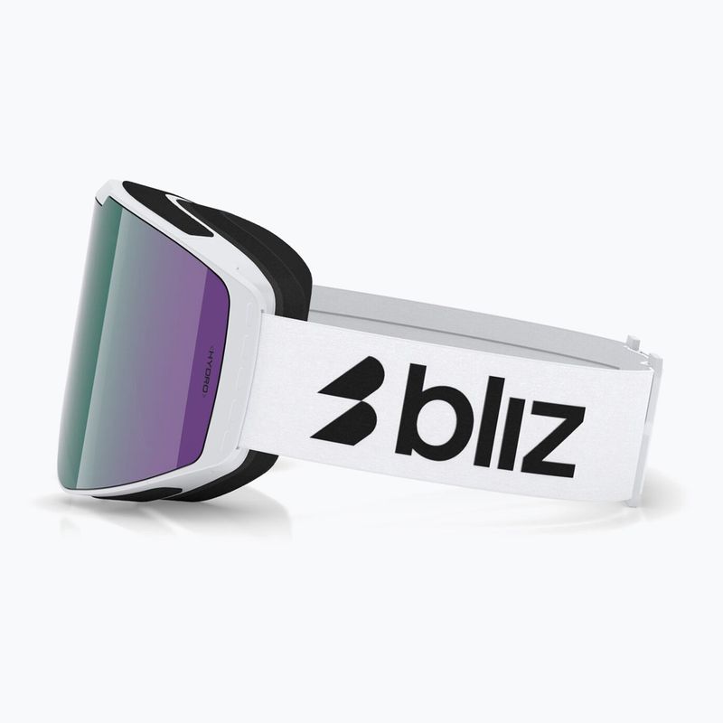 Skibrille Bliz G004 matte white/brown/green multi 4