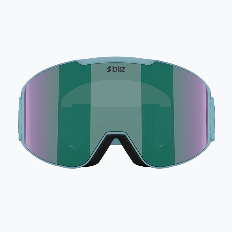 Skibrille Bliz G004 matte turquoise/brown/green multi 2
