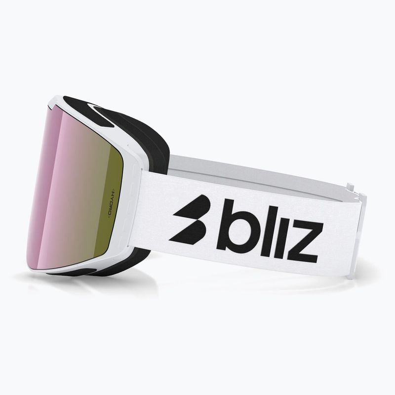 Skibrille Bliz G004 matte white/brown/pink multi 4