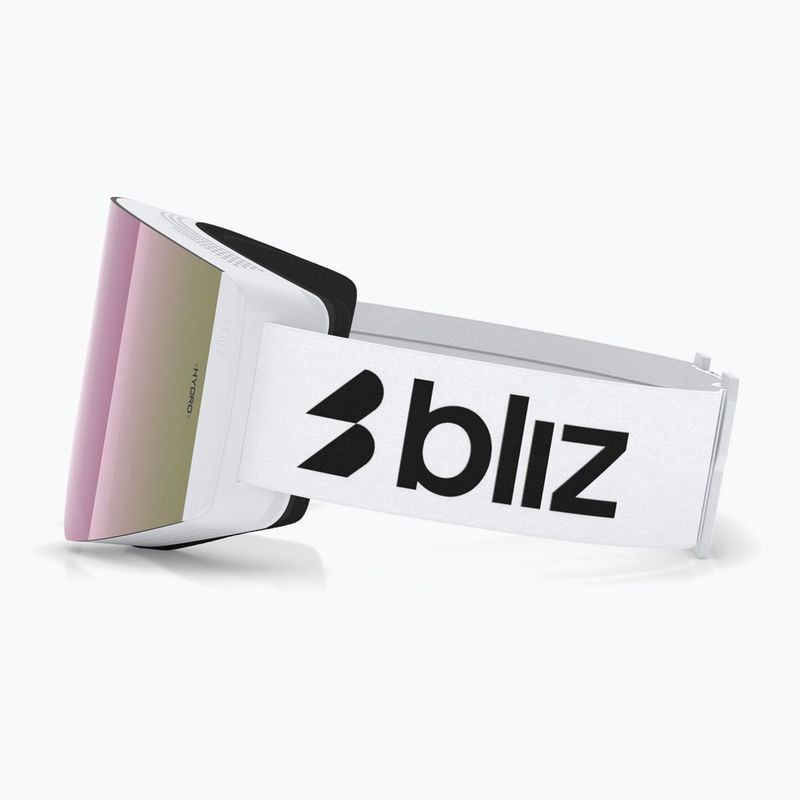 Skibrille Bliz G003S matte white/brown/pink multi 4