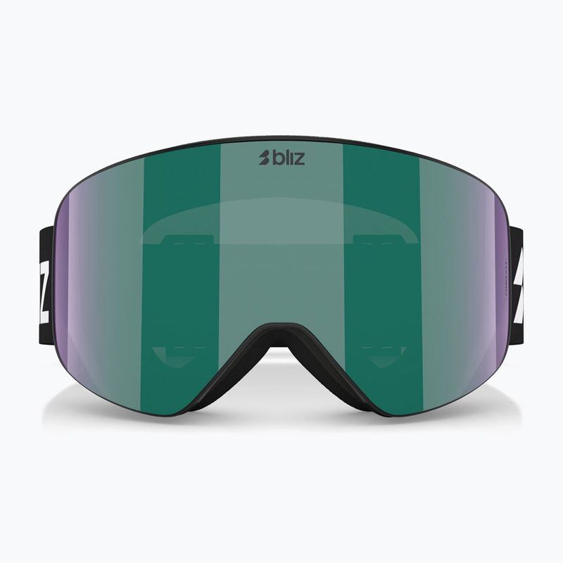 Skibrille Bliz Flow matte black/brown/green multi 2