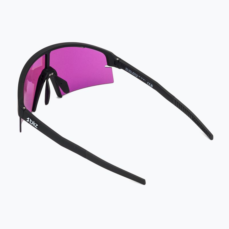 Sonnenbrille Bliz P006S matte black/nano optics violet blue multi 2
