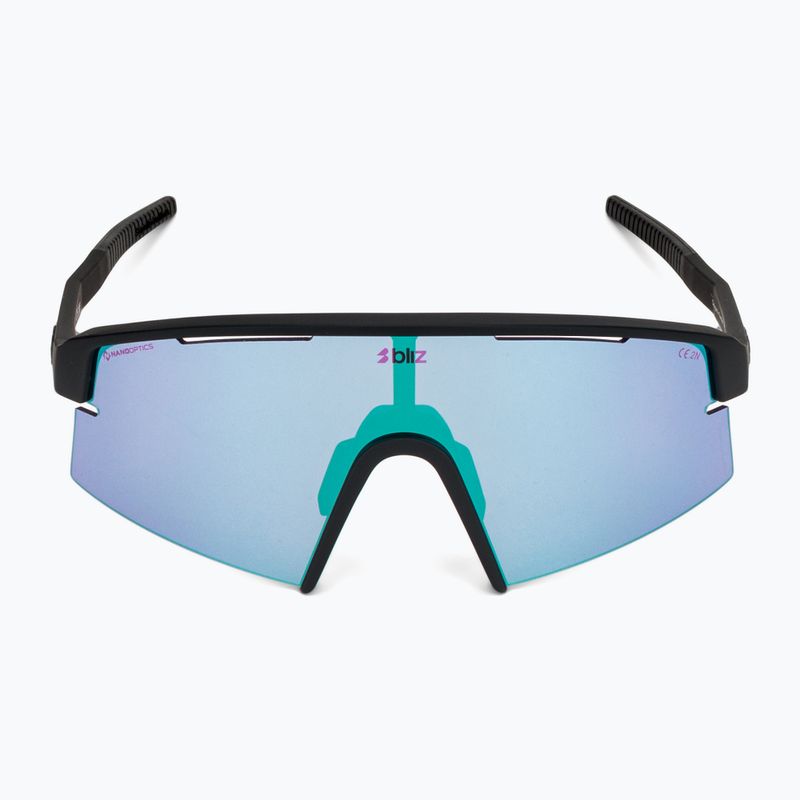 Sonnenbrille Bliz P006S matte black/nano optics violet blue multi 3